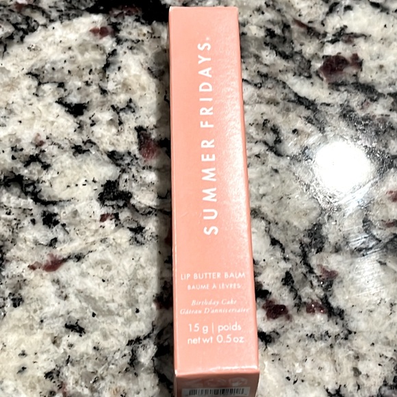 LAST ONE!!! Summer Fridays Lip Butter Balm Birthday Cake DISCONTINUED!!! - Picture 5 of 7